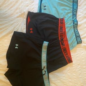 3 Pairs of Under Armour Running Shorts